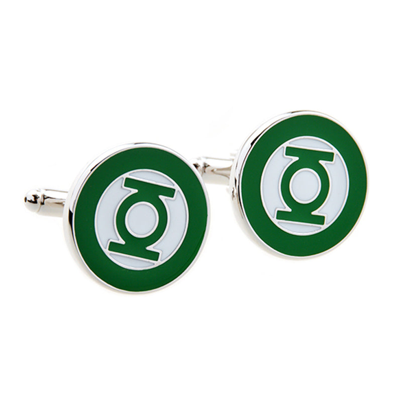 Enamel Dropping Glue Cufflinks