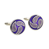 Enamel Dropping Glue Cufflinks