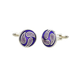 Enamel Dropping Glue Cufflinks