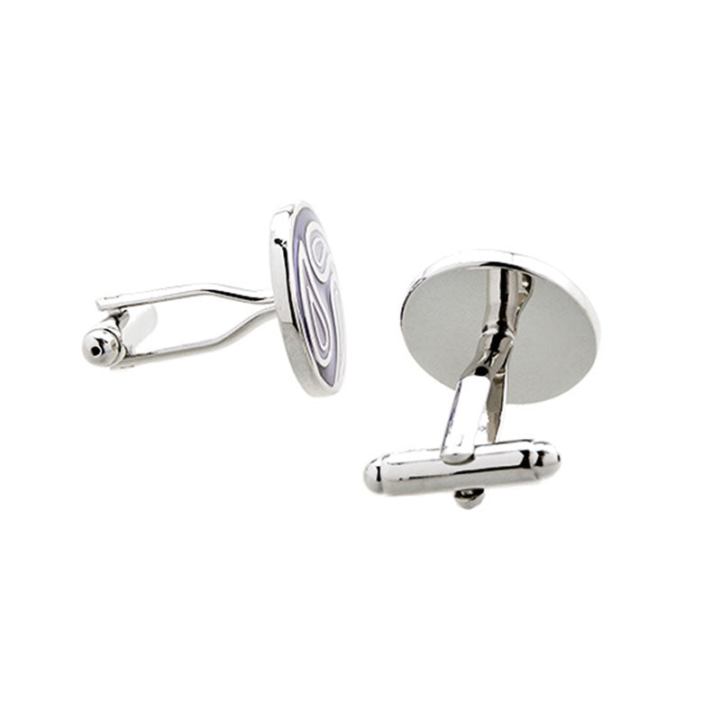 Enamel Dropping Glue Cufflinks