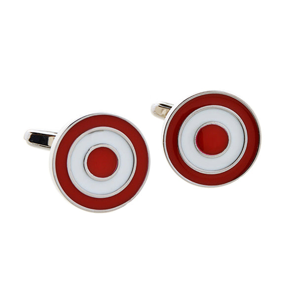 Enamel Dropping Glue Cufflinks