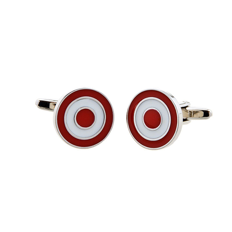 Enamel Dropping Glue Cufflinks