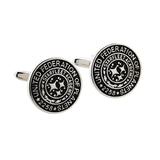Enamel Dropping Glue Cufflinks