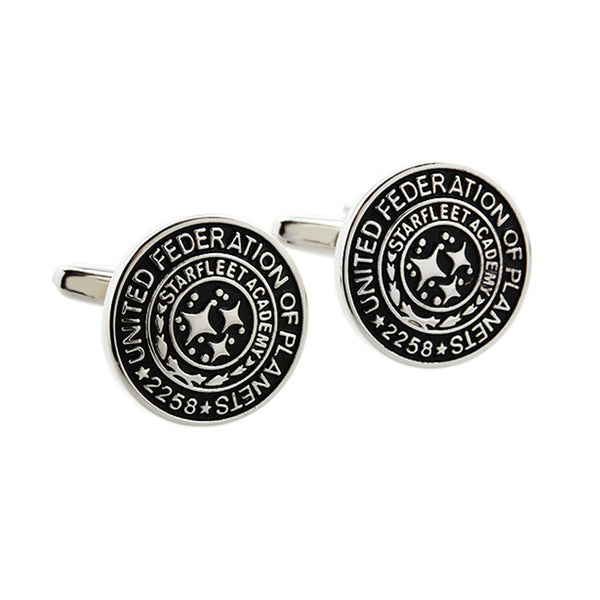 Enamel Dropping Glue Cufflinks