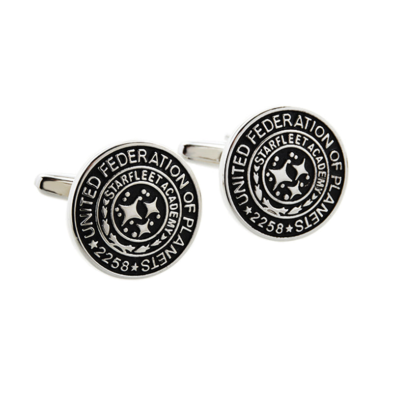 Enamel Dropping Glue Cufflinks