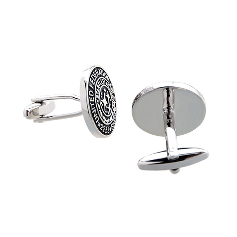 Enamel Dropping Glue Cufflinks