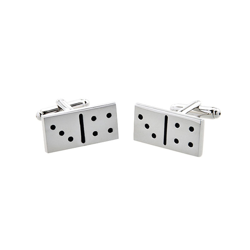Movies Gambling Enamel Dropping Glue Cufflinks