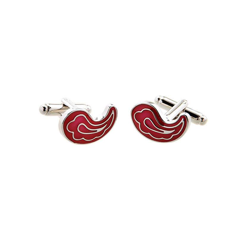Animals Plants Enamel Dropping Glue Cufflinks