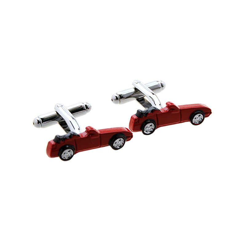 Car Logo Traffic Enamel Dropping Glue Cufflinks