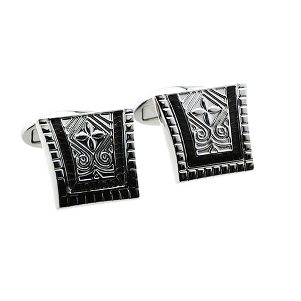 Enamel Dropping Glue Cufflinks