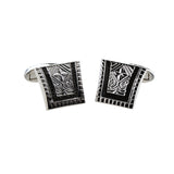 Enamel Dropping Glue Cufflinks