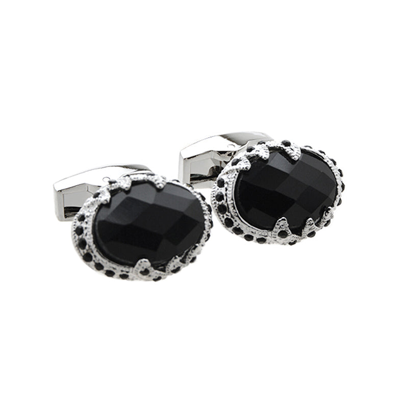 Crystal Zircon Cufflinks