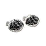 Crystal Zircon Cufflinks