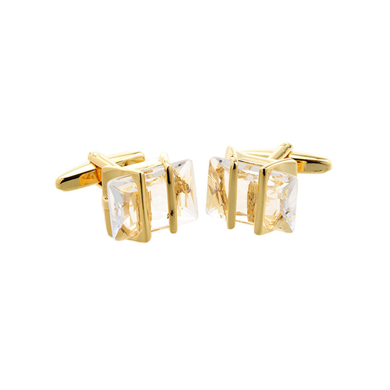 Crystal Zircon Cufflinks