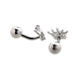 Festivals Wedding Reception Plain Colour Metal Cufflinks