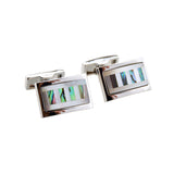 Enamel Dropping Glue Cufflinks