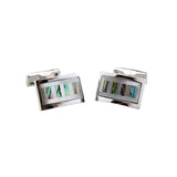 Enamel Dropping Glue Cufflinks