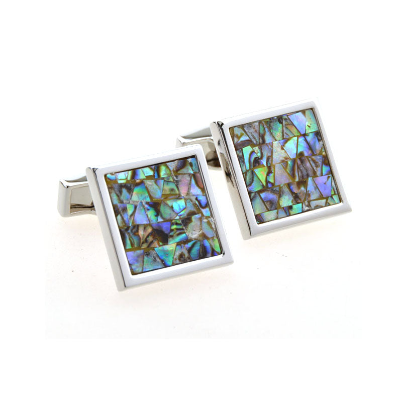 Enamel Dropping Glue Cufflinks