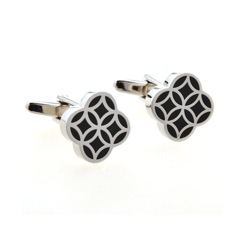 Enamel Dropping Glue Cufflinks