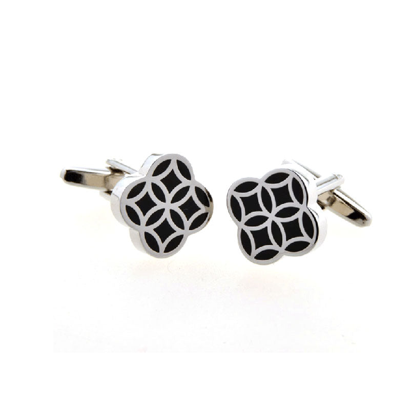 Enamel Dropping Glue Cufflinks