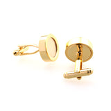 Plain Colour Metal Cufflinks