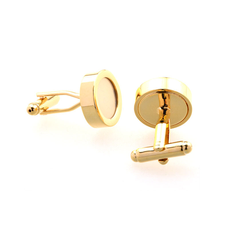 Plain Colour Metal Cufflinks