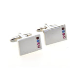 Crystal Zircon Cufflinks