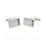 Crystal Zircon Cufflinks