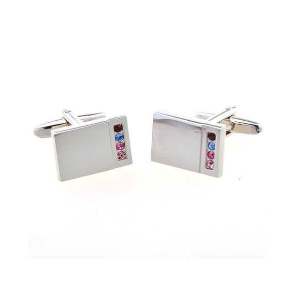 Crystal Zircon Cufflinks