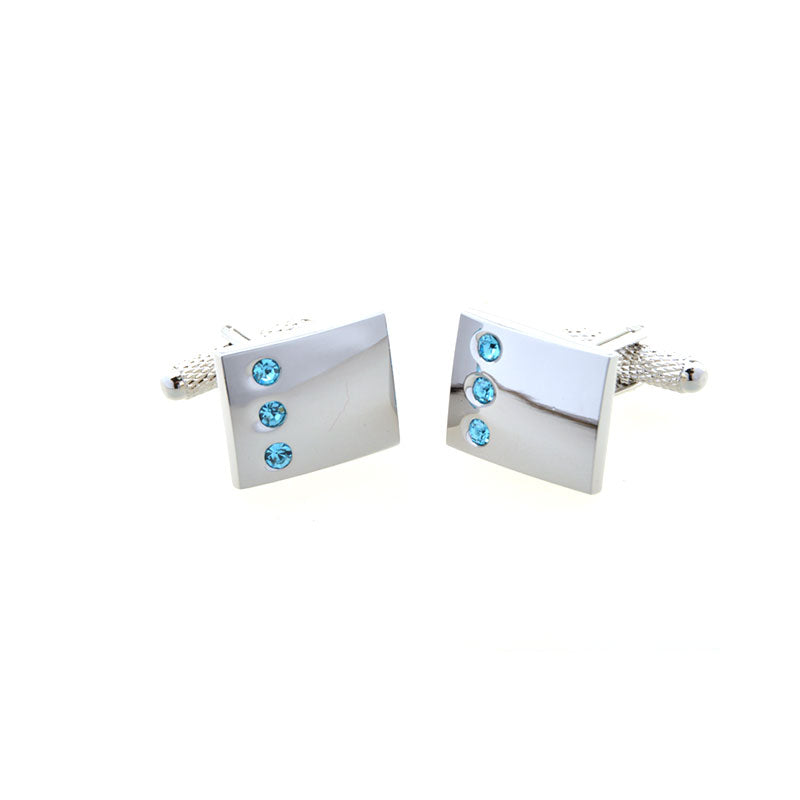 Crystal Zircon Cufflinks