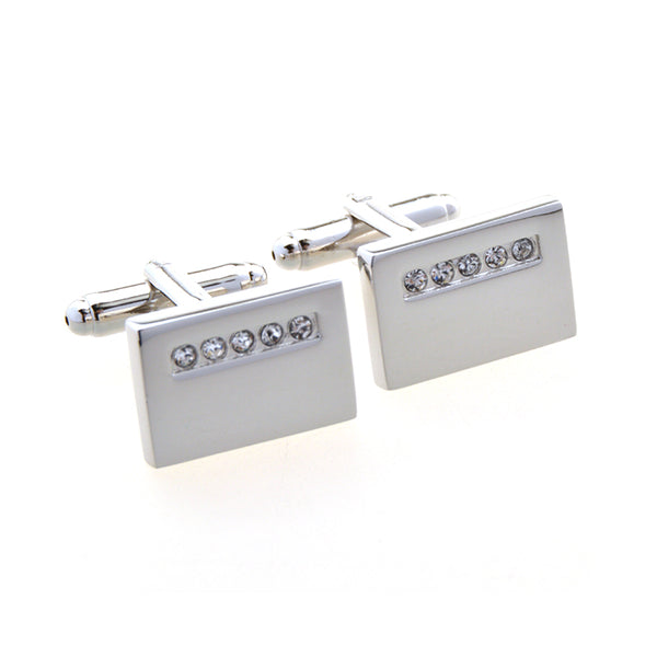 Crystal Zircon Cufflinks