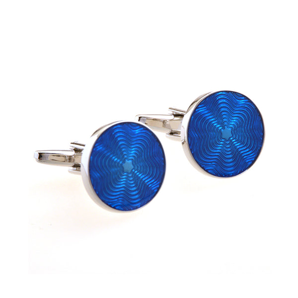Enamel Dropping Glue Cufflinks