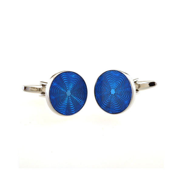 Enamel Dropping Glue Cufflinks