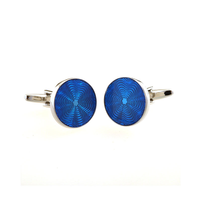 Enamel Dropping Glue Cufflinks