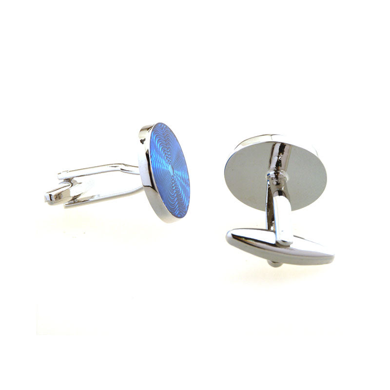 Enamel Dropping Glue Cufflinks