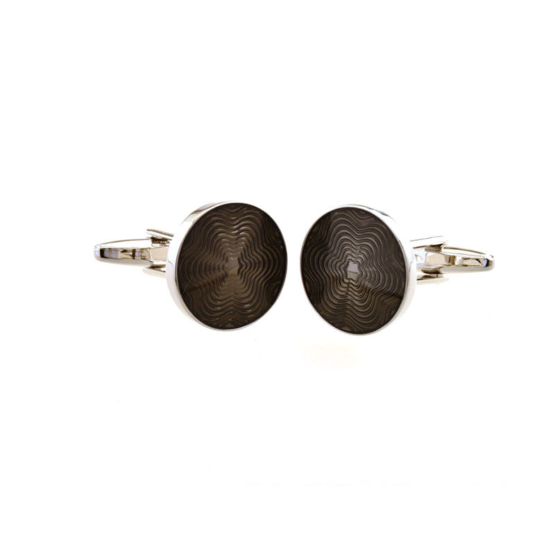 Enamel Dropping Glue Cufflinks
