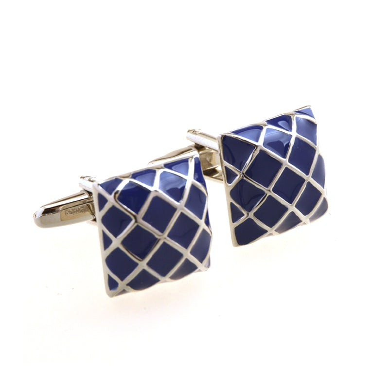 Enamel Dropping Glue Cufflinks