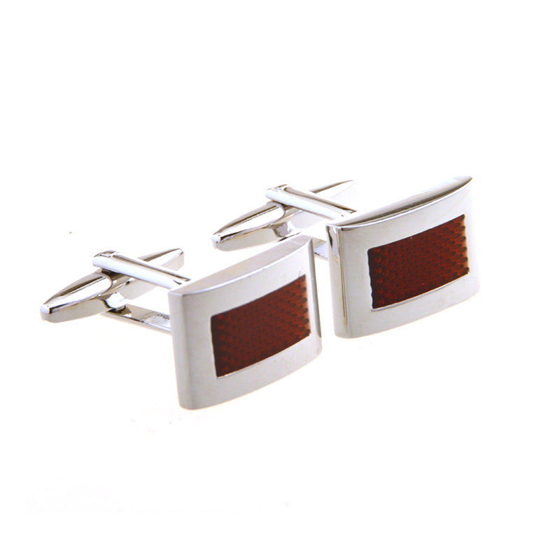 Enamel Dropping Glue Cufflinks