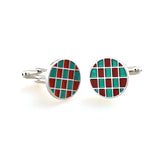 Enamel Dropping Glue Cufflinks