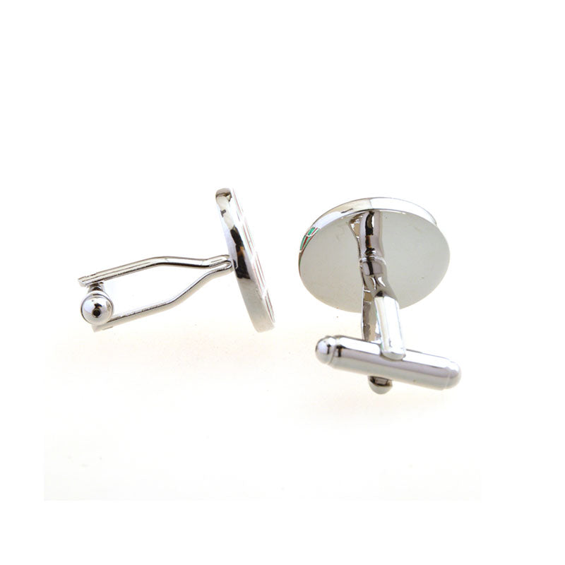 Enamel Dropping Glue Cufflinks