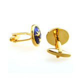 Enamel Dropping Glue Cufflinks