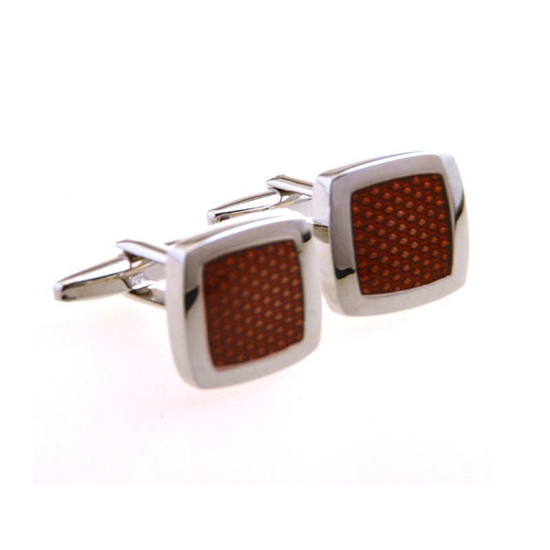 Enamel Dropping Glue Cufflinks
