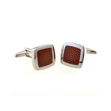 Enamel Dropping Glue Cufflinks