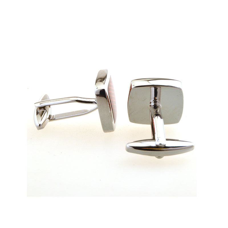 Enamel Dropping Glue Cufflinks