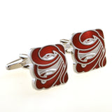 Enamel Dropping Glue Cufflinks