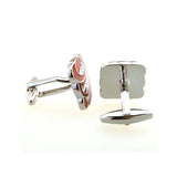 Enamel Dropping Glue Cufflinks