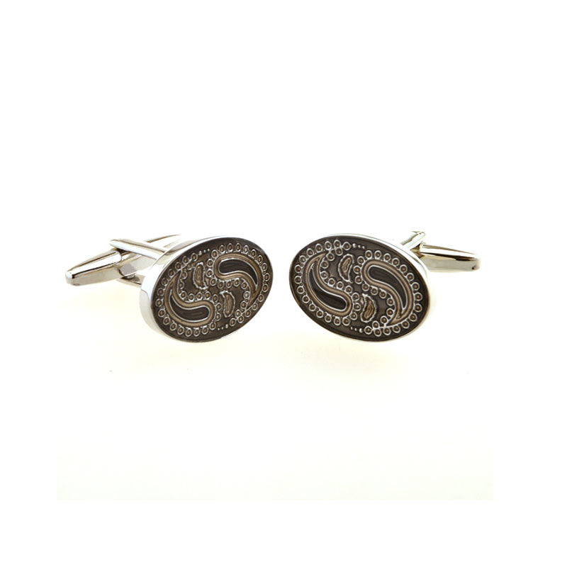 Enamel Dropping Glue Cufflinks