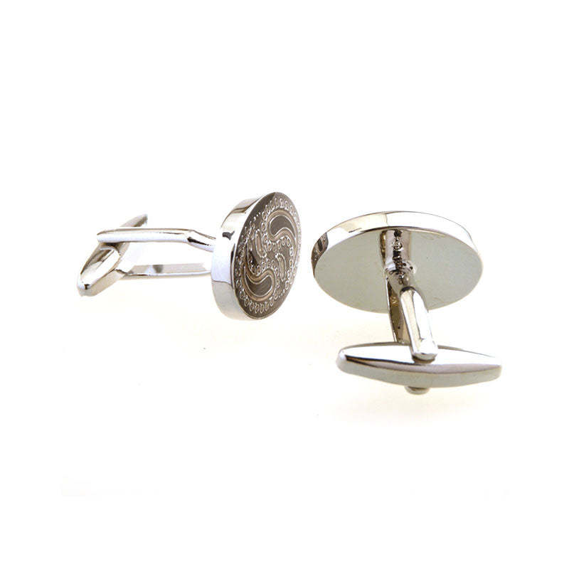Enamel Dropping Glue Cufflinks