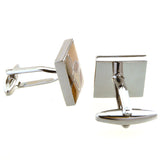 Enamel Dropping Glue Cufflinks
