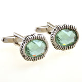 Crystal Zircon Cufflinks